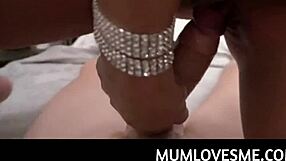 POV watching stepmom's HUGE TITS bounce while she RIDES young cock in cheating roleplay