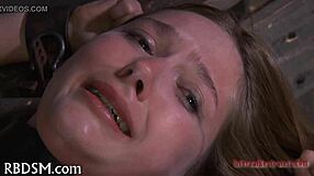 imagine babe's sexy jugs bound tight for rough femdom sucking