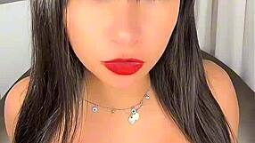 Thick fit babe squirts hard gripping her wristwatch in orgasm frenzy