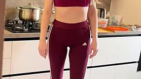 Stepson Pounds Russian Stepmom's Pussy Doggystyle While Stepdad's Away