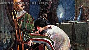 wanna dive into this vintage erotic art that teases your deepest desires?