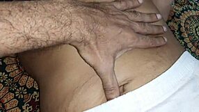 Super sexy Indian Muslim college GF strokes Desi BF's cock with Hindi moans closeup!