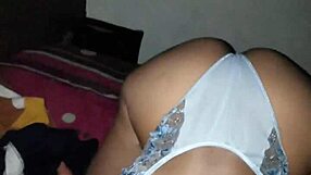 netflix on, latina throat stuffed full of my thick cum load as she gags and swallows every drop