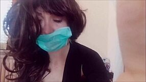 step aunt's rectal exam turns hot with suppository insertion at hospital