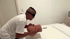 STEPMOM TRICKS STEPSON BY SWAPPING WITH SEX DOLL FOR CREAMPIE FUCK!