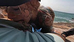 Hot beach orgy with horny Brazilian sluts doggystyle bareback