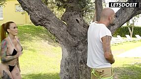 Cheating Latina Milf Pecosa Swallows Gardner's Monster Cock on Vacation!