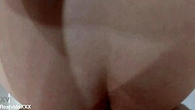 STANDING DOGGY BLOWJOB CLOSE-UP WITH HORNY MATURE WIFE