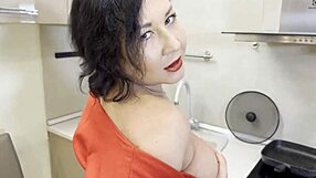 Imagine this horny mature milf teacher bent over the kitchen counter, riding cock cowgirl style rough.