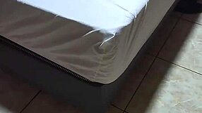 young peruvian tries sexy lingerie in lima just for quick cash