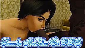 Samantha Mclellan Fucks Black Man With Monster Cock On Couch And Bathroom