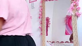 Chubby girl farts prepping for her date