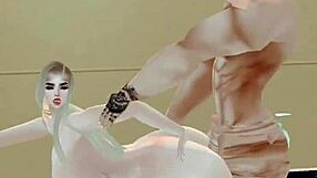 plowing delicious big tits babe with giant ass in hardcore anal pounding