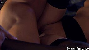 Classy euro babe teases with slow blowjob and fingering