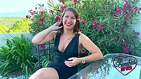 Lexie brune's big tits and ass in lingerie beg for a thick cock to fill her slutty rear