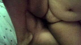 cuñada's hairy pussy filled slow with my thick cock in her room