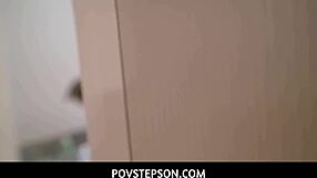 Pov stepson shaves and licks dee williams huge tits pussy