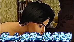 Samantha Mclellan Fucks Black Man With Monster Cock On Couch And Bathroom