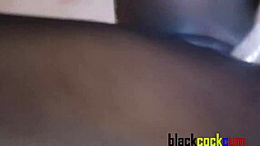 What happens when amateur babe with small waist takes monster BBC and buttplug fingering?