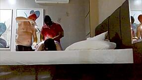 Wife travels 400 miles to get ass fucked by black monster cock lover!