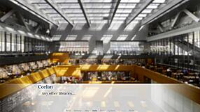 Fuck bookworm Emma's big tits in the library?