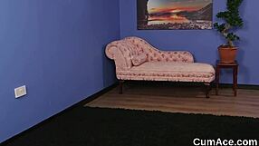 Fuck yes! Sexy fuck doll gulps down bukkake facial from blowbang cum explosion!