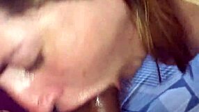 i wake up to nasty morning blowjob from latina girlfriend deepthroat cum facial sloppy