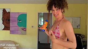 Stepmom fakes cribs tour for sneaky bedroom ride