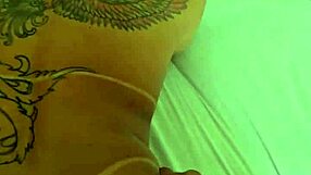 kalena mitrak takes cock while fan jerks off nearby