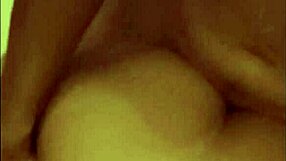 Cornudo hears friend bareback pounding wife's tight pussy