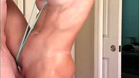 Hubby Grants Free Access to Muscular Blonde Wife