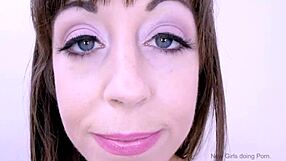 stepmom's innocent casting hides her brunette fuck craving