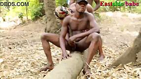 sexy ebony eastsidebabe dances into ebony bbc 3some pound