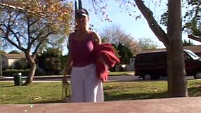 Whoa devon lee’s huge natural tits bounce while monster cock fucks her face 💦