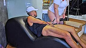 Kinky Nurse's Curvy Latina Body Bent Over for Patient's Monster BBC in Hospital Quickie