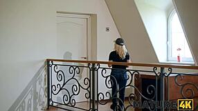 hey this mature czech milf with pierced shaved pussy plays vibrator games