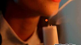 My sexy teen stepsis aria valencia and maria kazi get roughed up at halloween party