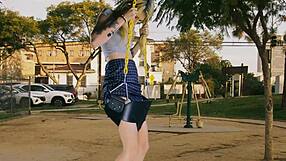 Hazel Haze Fucked Hard On Swing