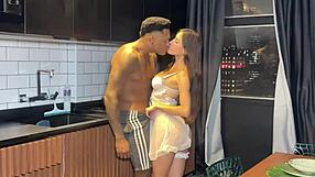 OMG my friend's husband fucked me hard in the kitchen while she napped upstairs 😈🍑💦 her hubby so muscular!