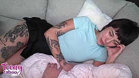 old dick wrecking young friend nova's tight ass, you watching?