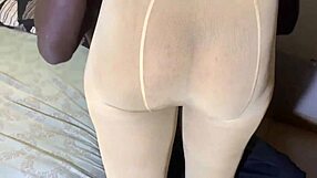 Submissive Ebony Sits Big Ass Pussy on Face for Rough Licking