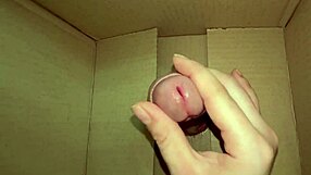 ex boyfriend shocks her by sending real dick in box of stuff