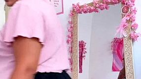 Chubby girl farts prepping for her date