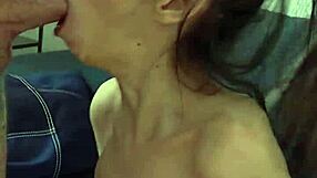 i yank candie cross ponytail facefuck her hard on knees