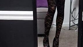 Homemade NSFW GRWM Dancing in Shaved Pussy Heels at Sex Club