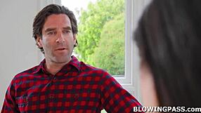 WOW! TEEN STUDENT SUCKS PRIVATE TUTOR'S MONSTER COCK DEEP DOWN THROAT!