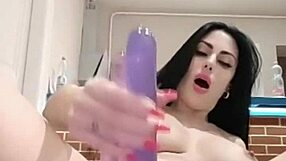 Hey Sapphire, those dildos stretch your wet pussy good!