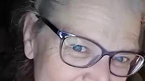 Mature cougar stretches saggy natural tits in naked yoga then fingers herself eagerly