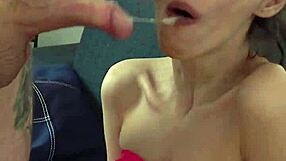 i yank candie cross ponytail facefuck her hard on knees