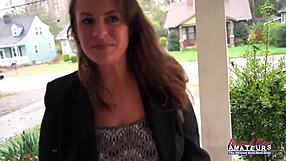 busty brunette milf lilly m loves slurping hard cock then gulping down every drop of cum right?